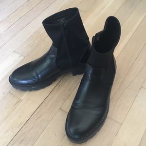 ZARA Black Chunky Boots